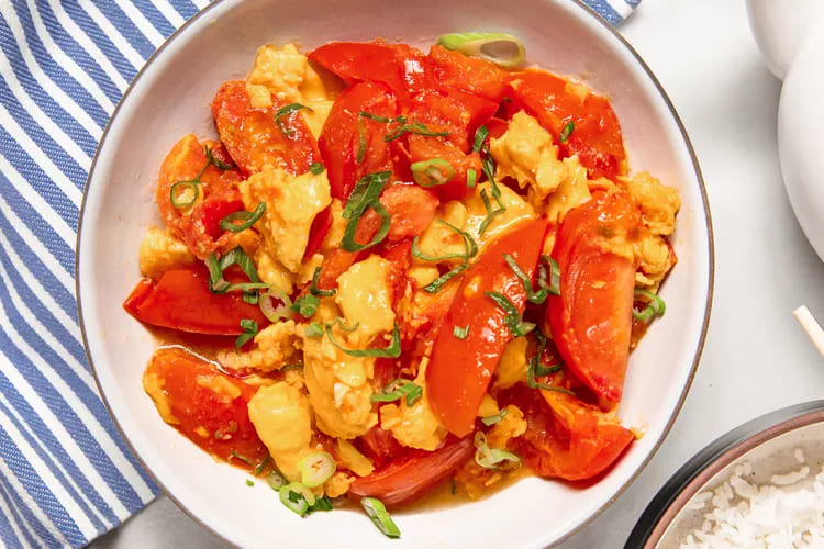 Chinese Tomato Egg Stir Fry image