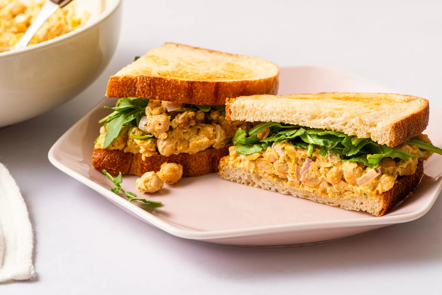 Curried Chickpea Salad Sandwiches